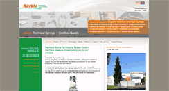 Desktop Screenshot of buerkle-federn.com